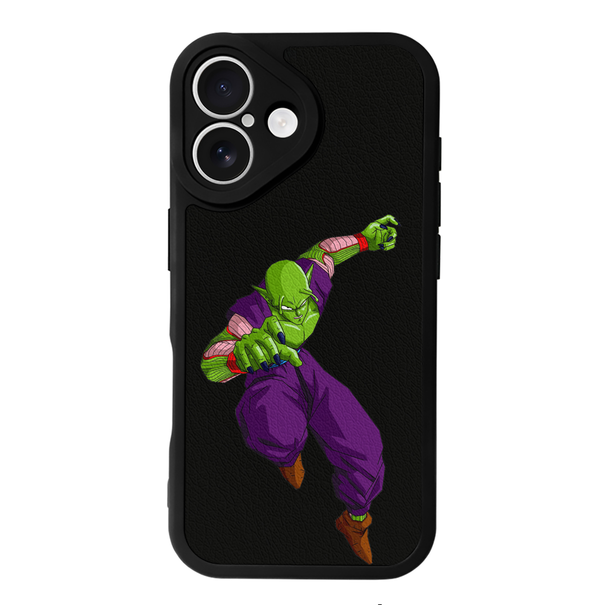 （画像用） ドラゴンボール ピッコロ DRAGON BALL Piccolo 【iPhone 16シリーズ対応】シリコンスマホケース（レザー調） 材質：シリコン